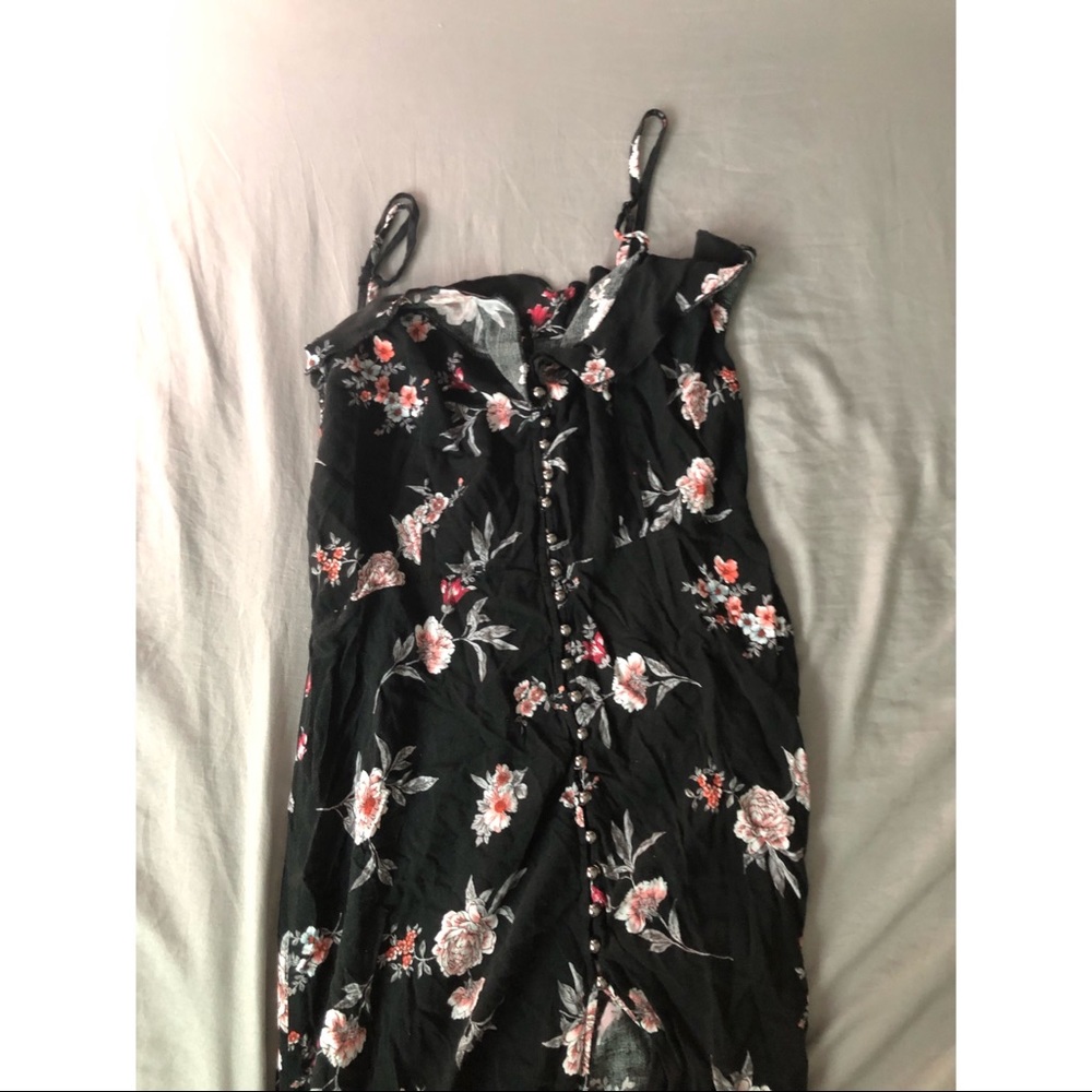 Gypsies and moon dust ruffle button front
